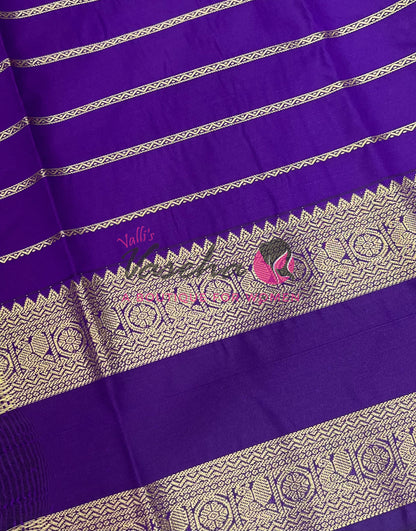 Semi Bridal Kanchi Silk  - Korvai - Premium- VVSKS008