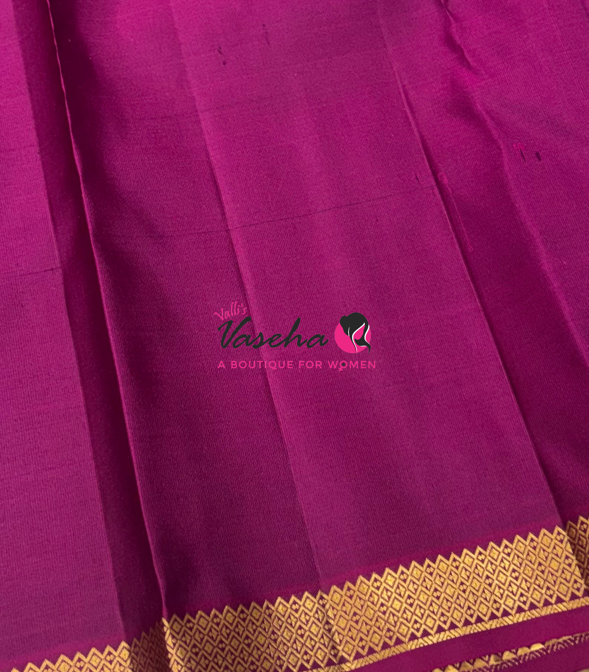 Pure Soft Silk Saree  - Violetish Blue With Pink Combo - VVPSS146