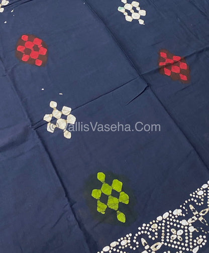 Pure Soft Mul Mul Cotton Sarees - Hand Block Prints - VVMMC003