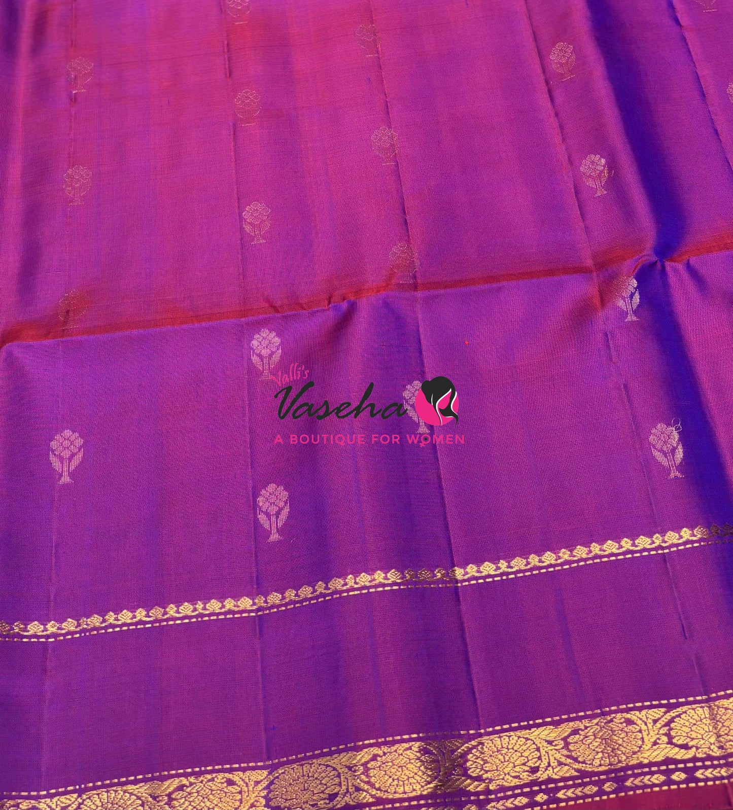 Pure Soft Silk Saree  - Purplish Pink Shade - VVPSS101