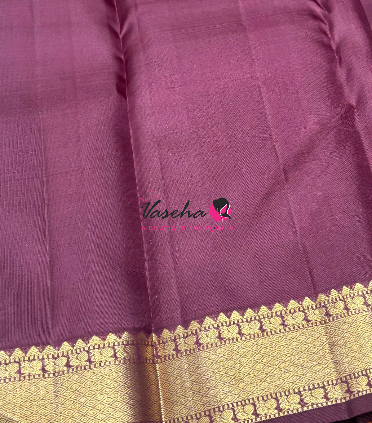 Pure Kanchipuram Silk Saree - Wine  Shade  - VVPS093