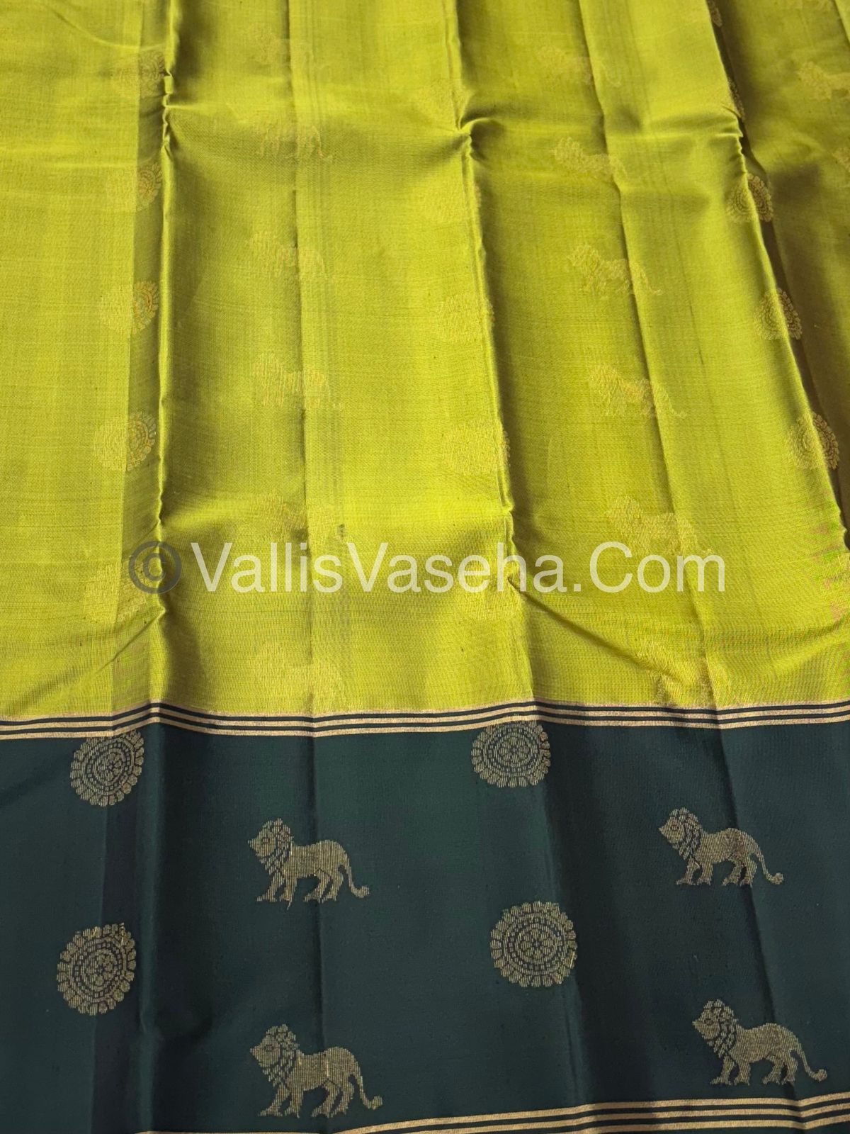 Half Mix - Pure Soft Silk Saree - Long Retta Petta Border with Butta - VVPSS075