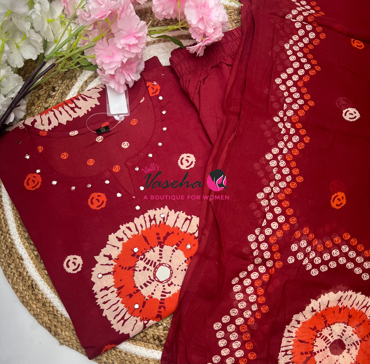 Ready Made |Salwar, Kameez & Duppatta(3pc) | Batik Printed | VVRMS025