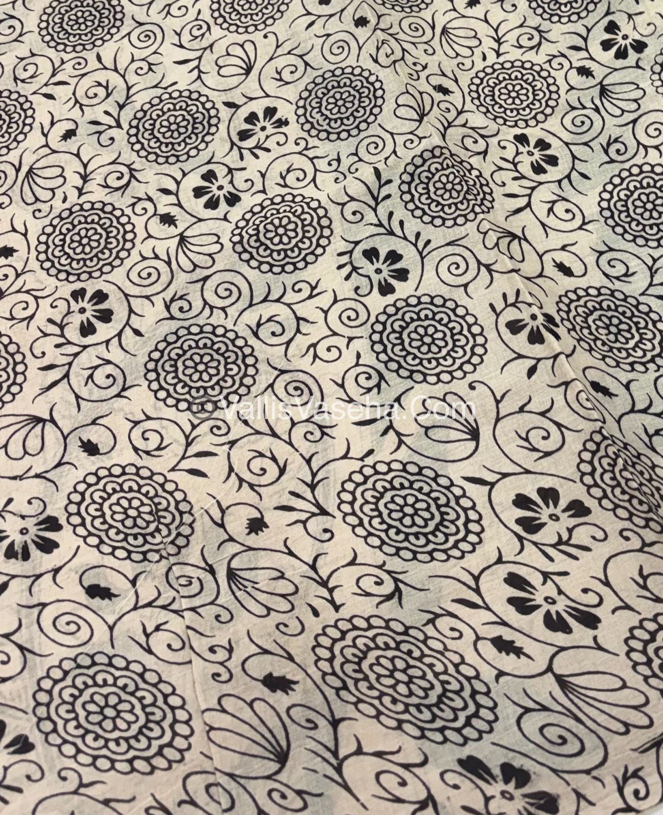 Pure Kalamkari Cotton Saree - VVPKC002