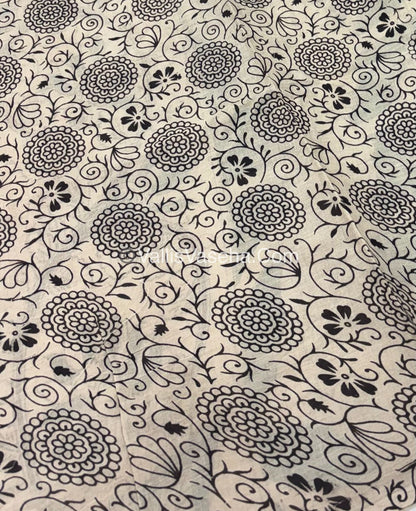 Pure Kalamkari Cotton Saree - VVPKC002