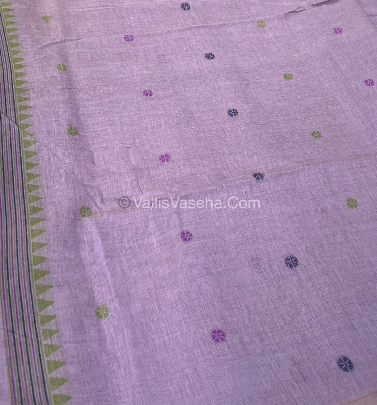 Muga Cotton Saree - VVMCS001