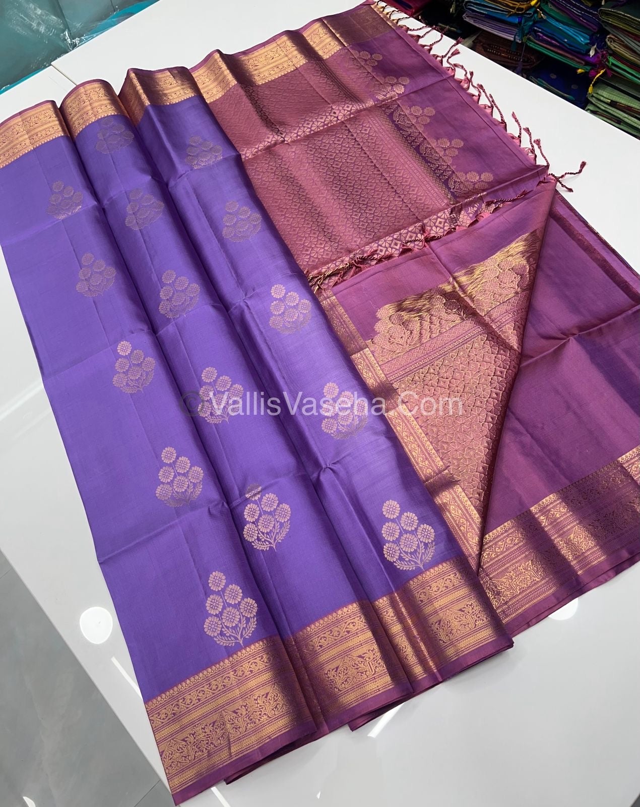 Pure Soft Silk Saree - Kanchi Border - VVPSS015