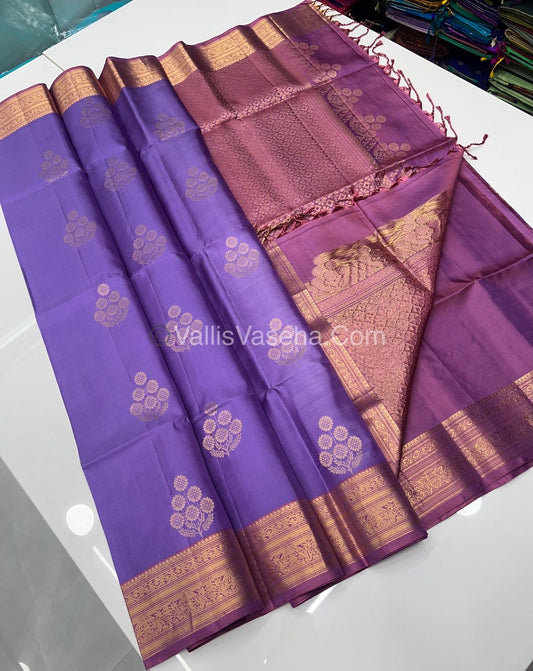 Pure Soft Silk Saree - Kanchi Border - VVPSS015