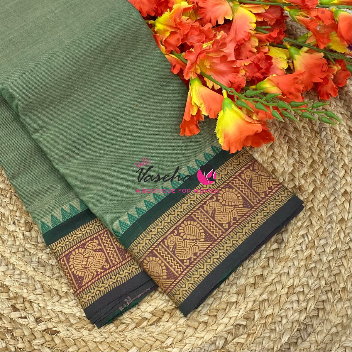 Chettinadu Cotton Saree - VVCCS003