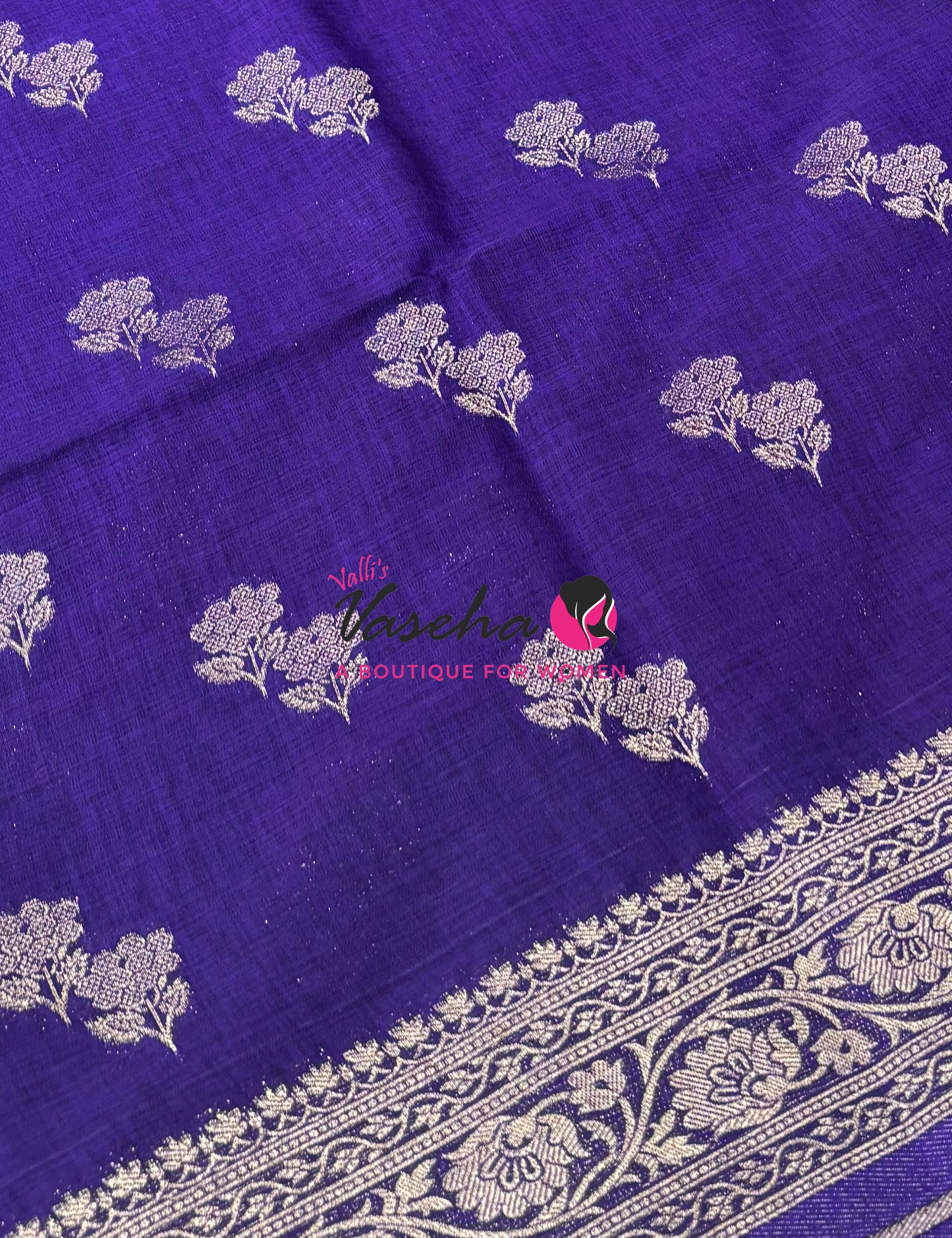 Banarasi - Heritage Silk - Semi Kathan Silk -  Violet Shade - VVBHS011