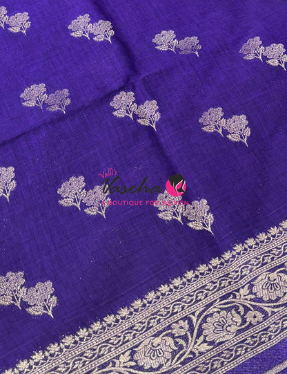 Banarasi - Heritage Silk - Semi Kathan Silk -  Violet Shade - VVBHS011
