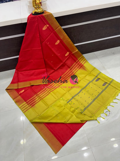 Vazhai Pattu Saree / Banana Pith - With Blouse - VVVPS002