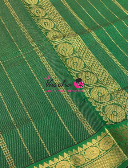 9 Yards |Semi Silk Cotton Saree | Vairavoosi  Design | VV9YSS001