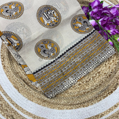 Pure Kalamkari Cotton Saree - VVPKC002