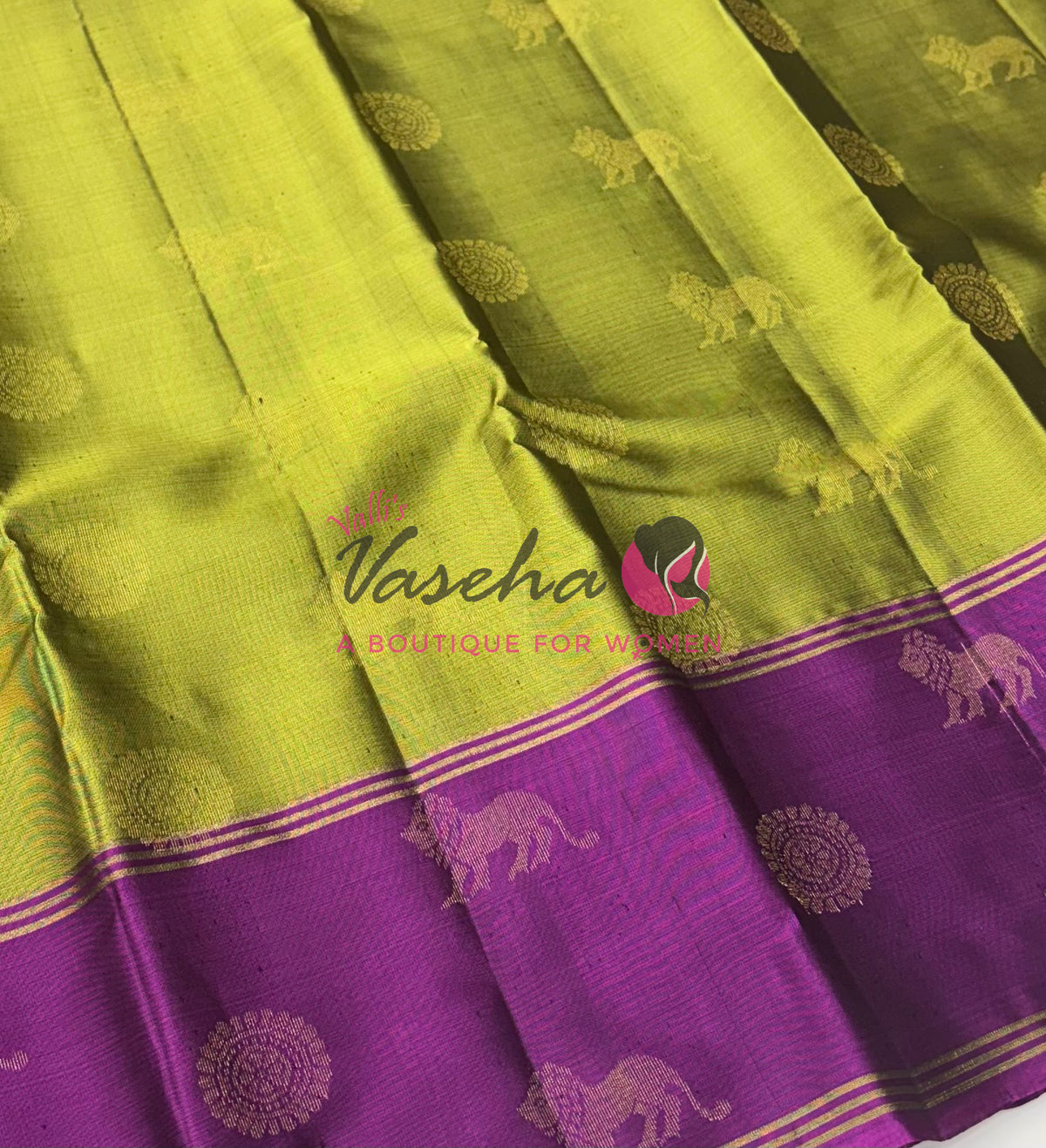 Half Mix - Pure Soft Silk Saree - Long Retta Petta Border with Butta - VVPSS105