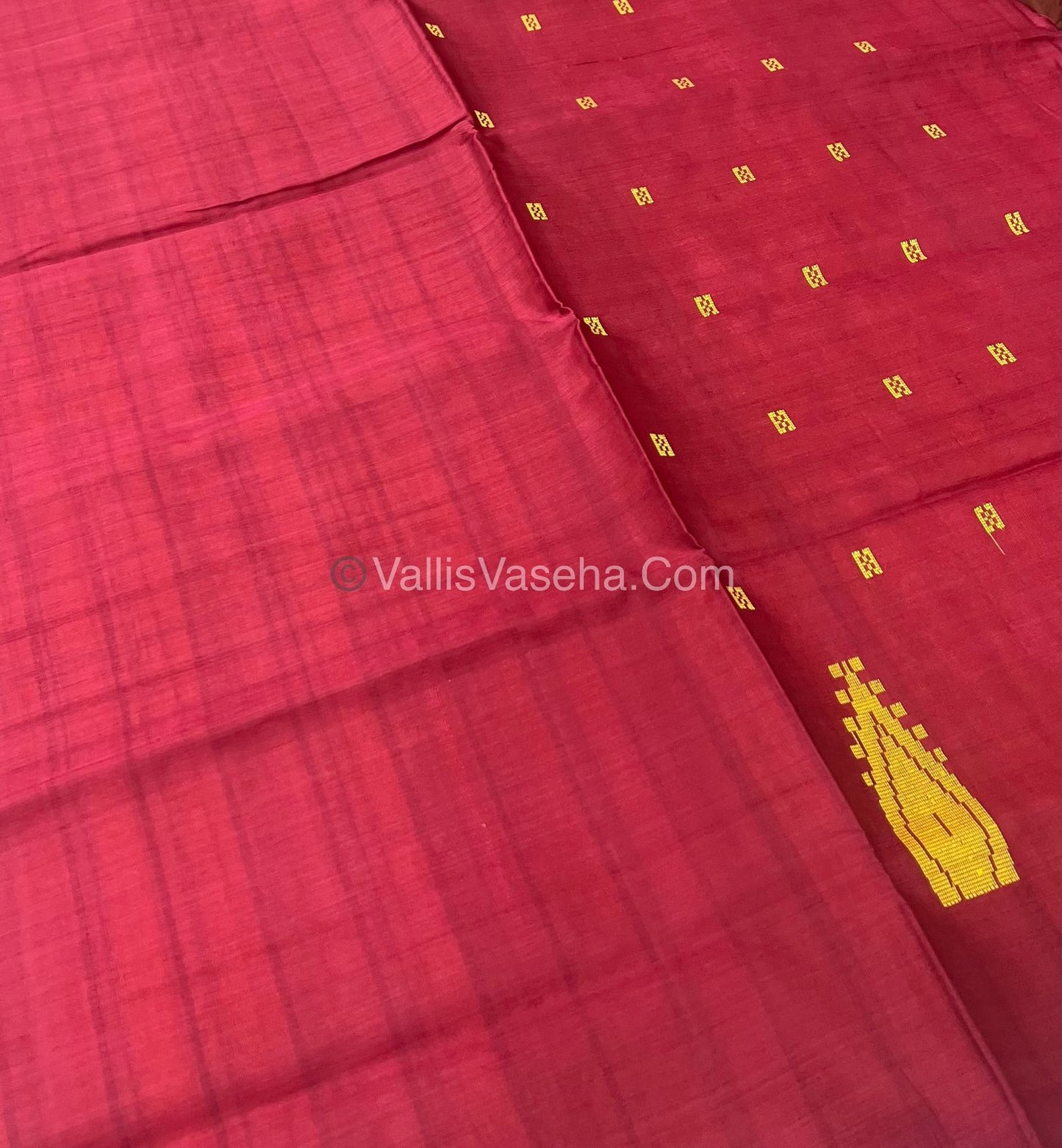 Vazhai Pattu Saree / Banana Pith - With Out Blouse - VVVPS001