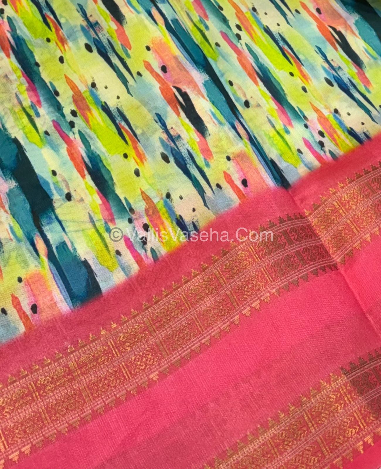 30% less - Offer Saree - Semi Silk Saree - VVDS003