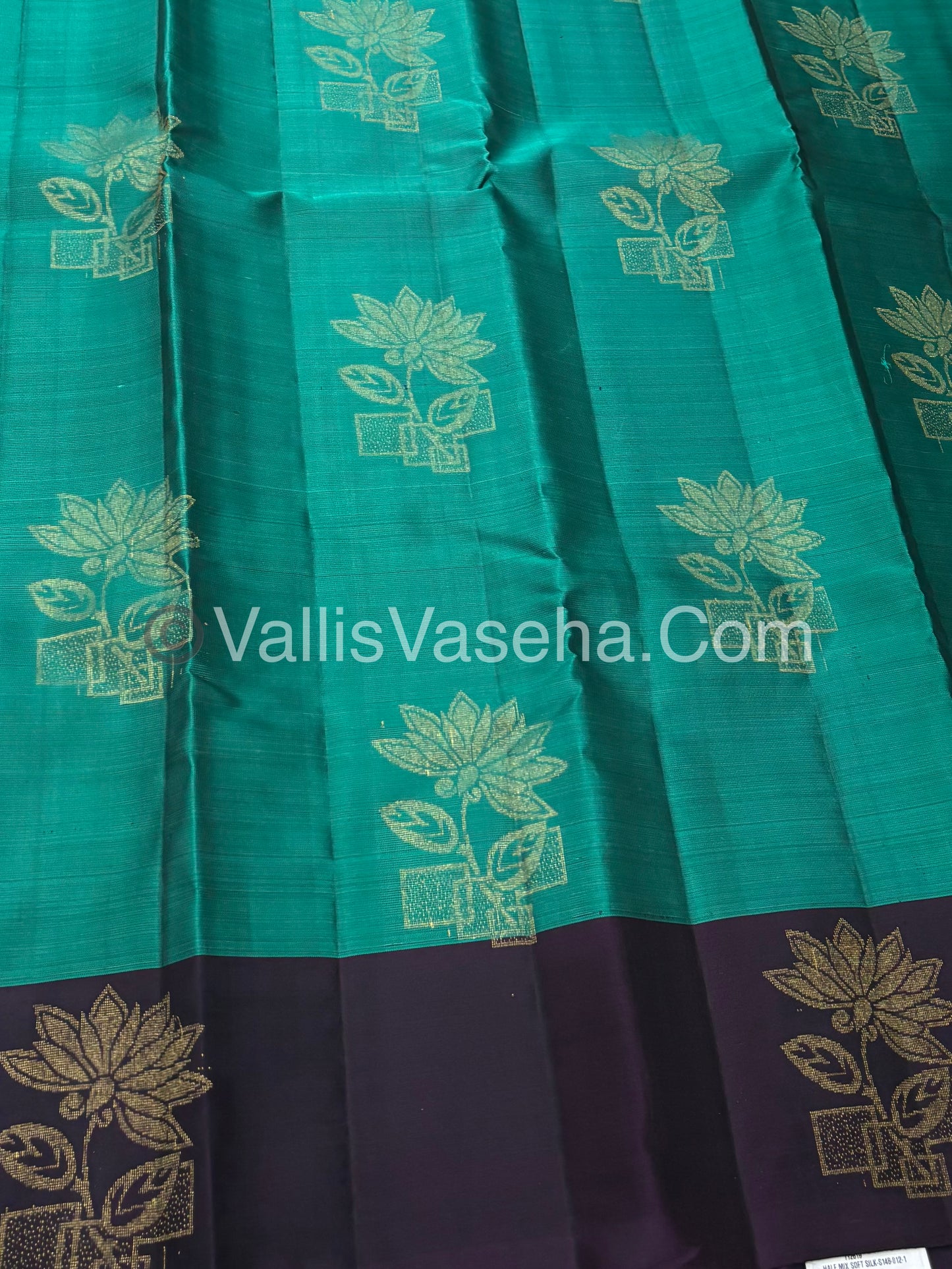 Half Mix - Pure Soft Silk Saree - VVPSS075