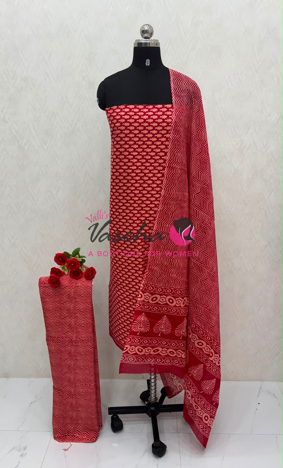 Pure Mul Mul Cotton | Unstitched Material | VVUSM065