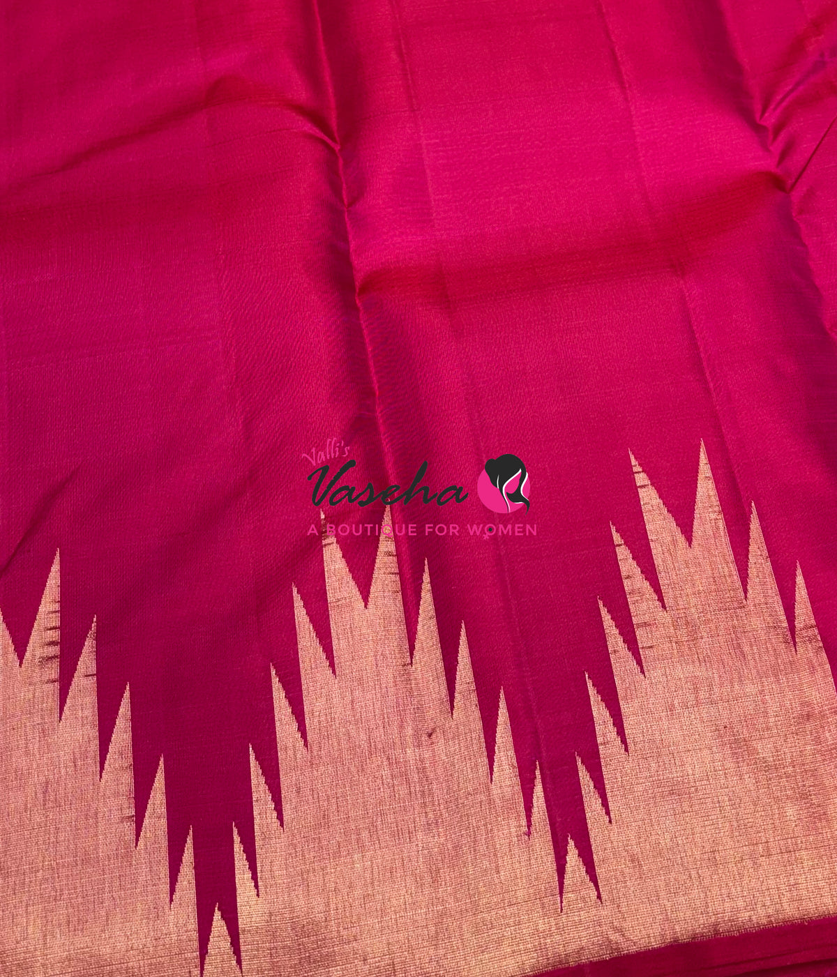 Pure Vintage Kanchipuram Silk Saree  - 8 Kol Weaving - Pink Shade VVPS019