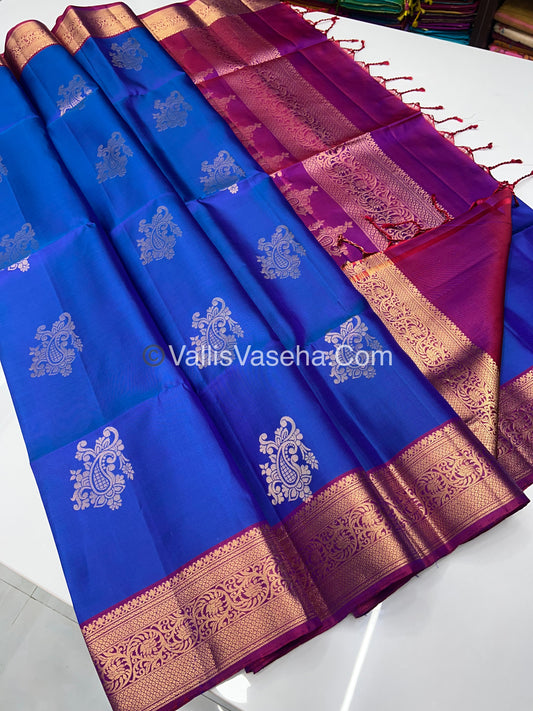 Pure Soft Silk Saree - Kanchi Border - VVPSS033