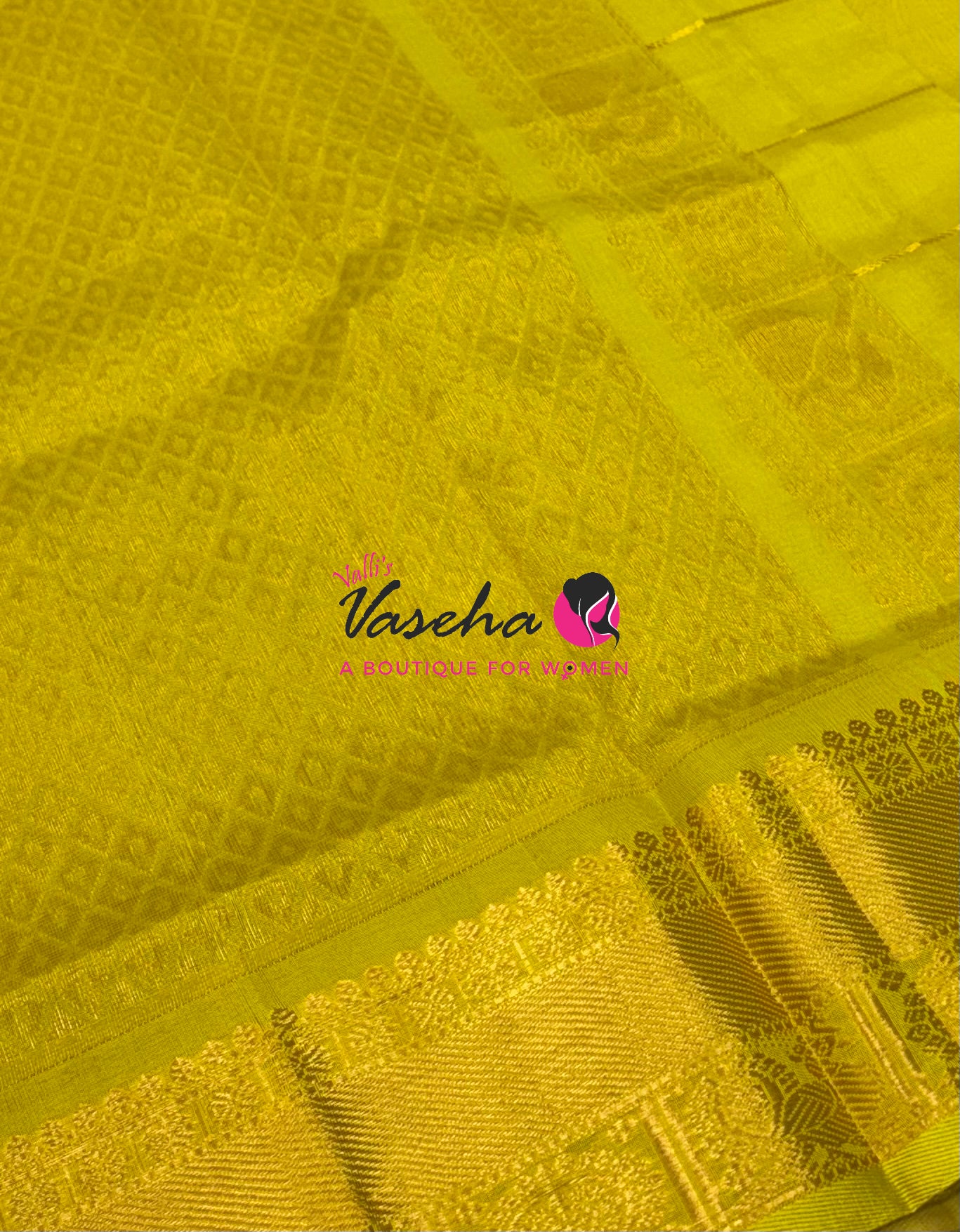 Pure Silk Cotton Saree - Mayil & Chakkaram Design - Light Grey With Yellow Shade - VVMC001