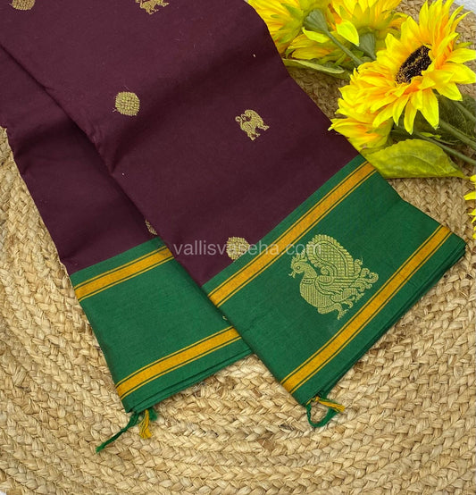 Premium Kanchi Cotton Saree - VVKCS004