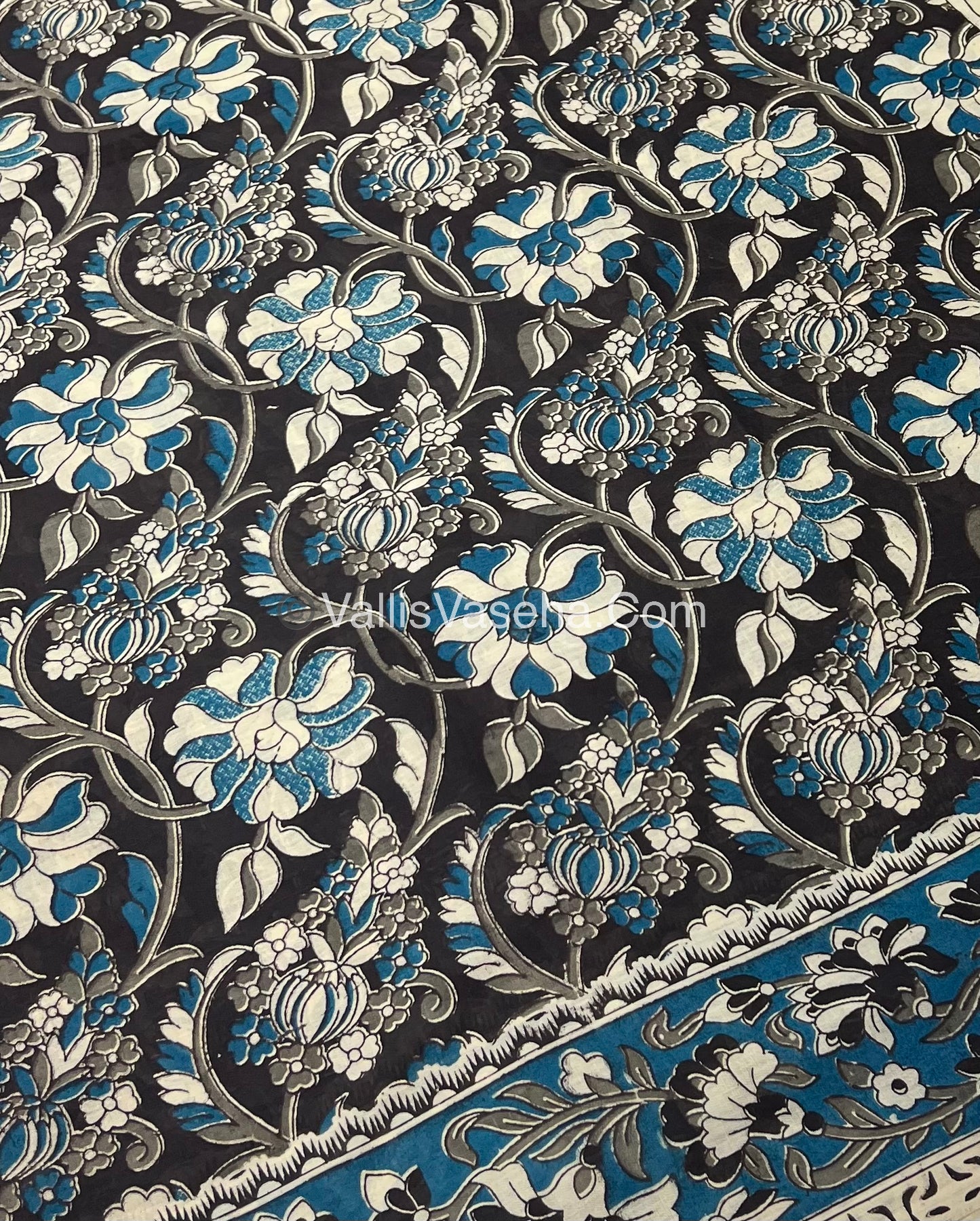 Pure Kalamkari Cotton Saree - VVPKC001