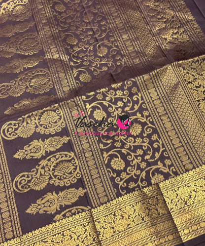 Pure Soft Silk Saree - Kanchi Border - VVPSS033