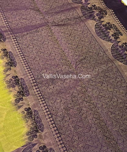 Half Mix - Pure Soft Silk Saree - VVPSS040