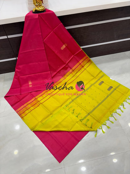 Vazhai Pattu Saree / Banana Pith - With Blouse - VVVPS002