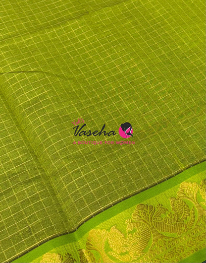 Semi Silk Cotton Saree | Lakshadeepam |VVSSC009