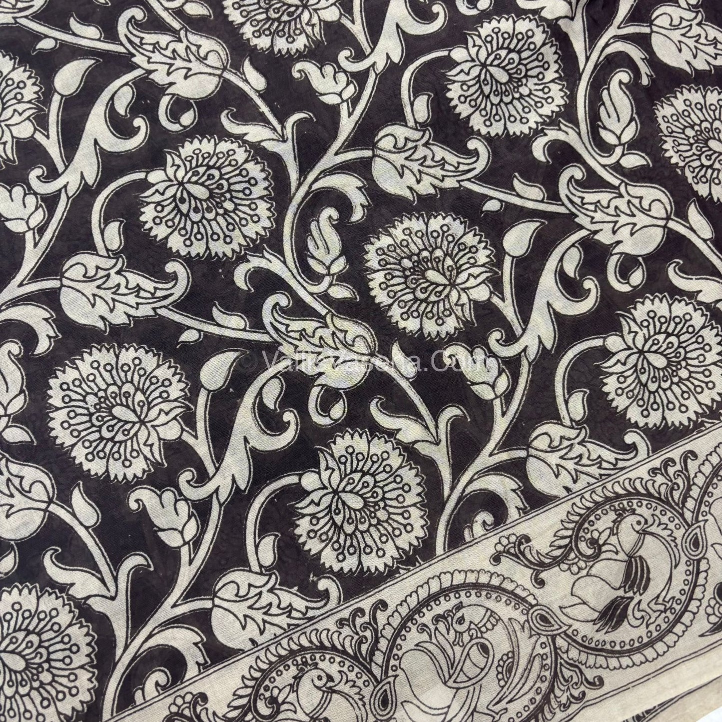 Pure Kalamkari Cotton Saree - VVPKC002