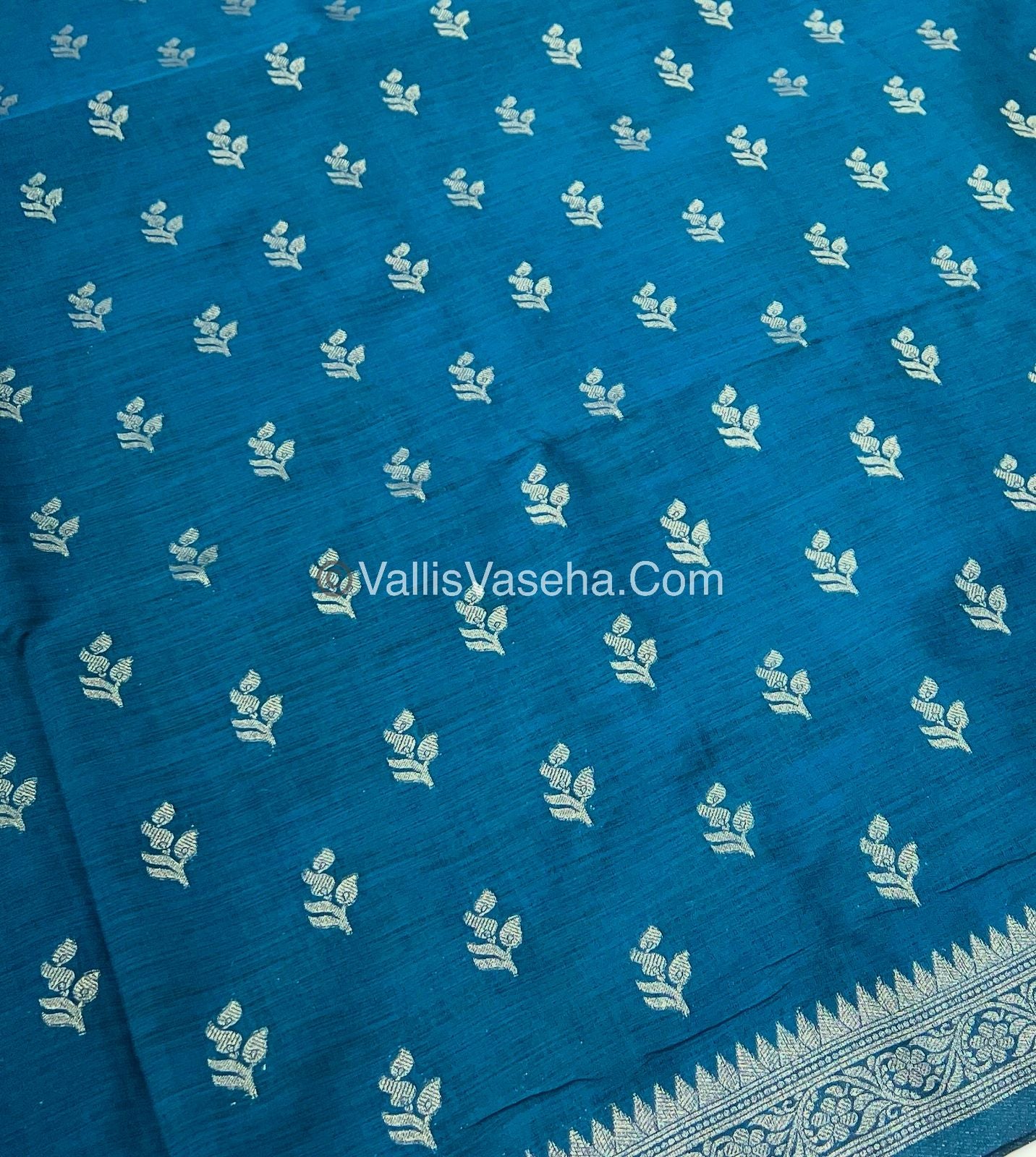Banarasi - Heritage Silk - Semi Kathan Silk - Blue Shade - VVBHS003