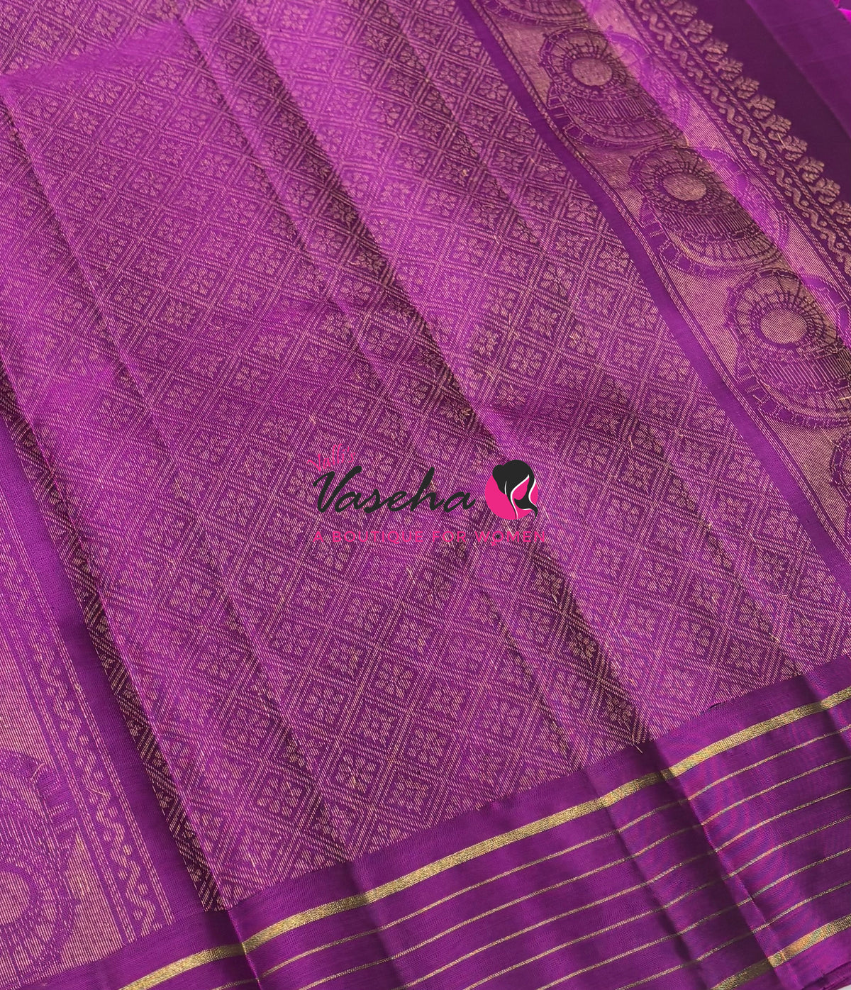 Half Mix - Pure Soft Silk Saree - VVPSS108