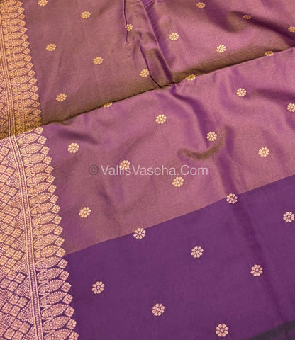 Semi Soft Silk - Dual Tone Shade With Brown Combo -VVSSS027