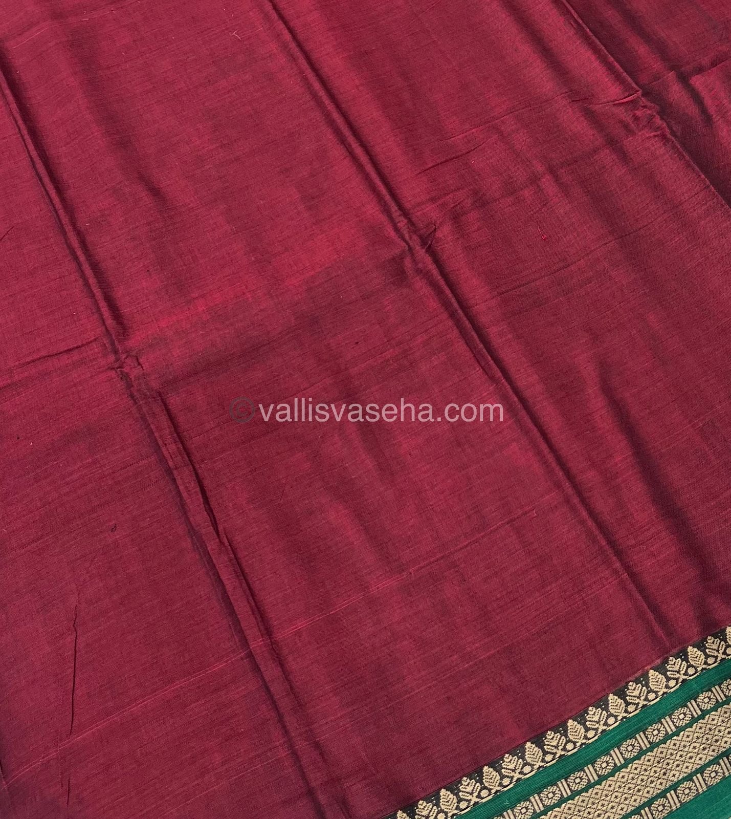 Narayanapet Mercerised Cotton Saree - VVNMC001
