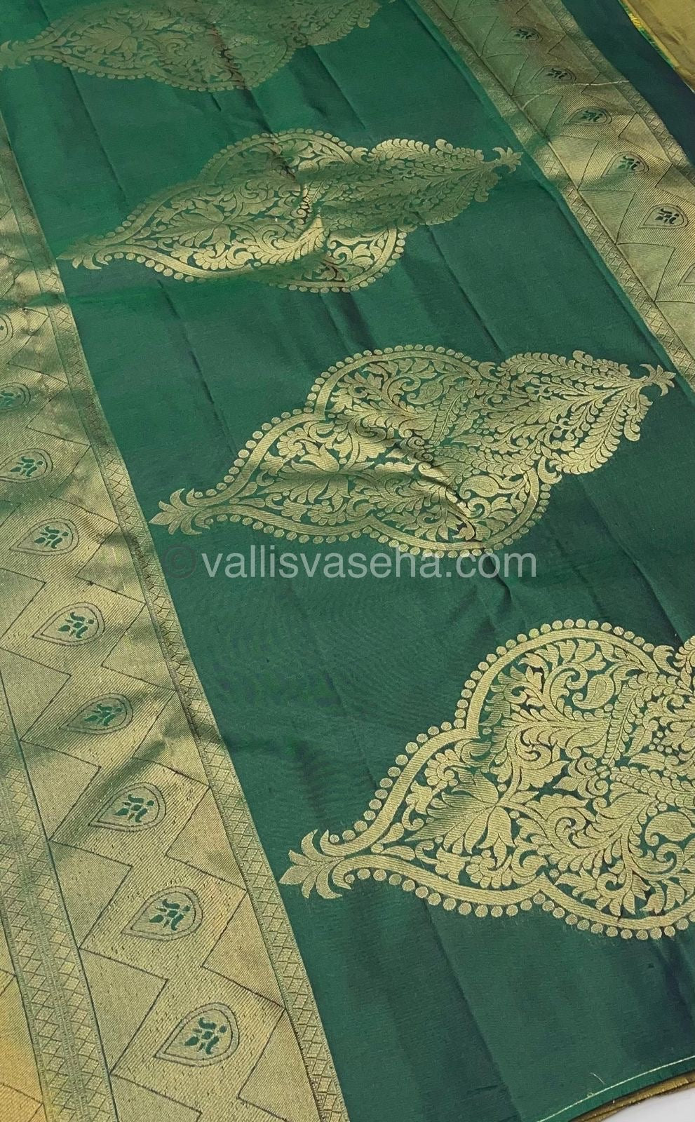 Pure Soft Silk Saree - Light weight - Mehandhi Green Shade - VVPSS025