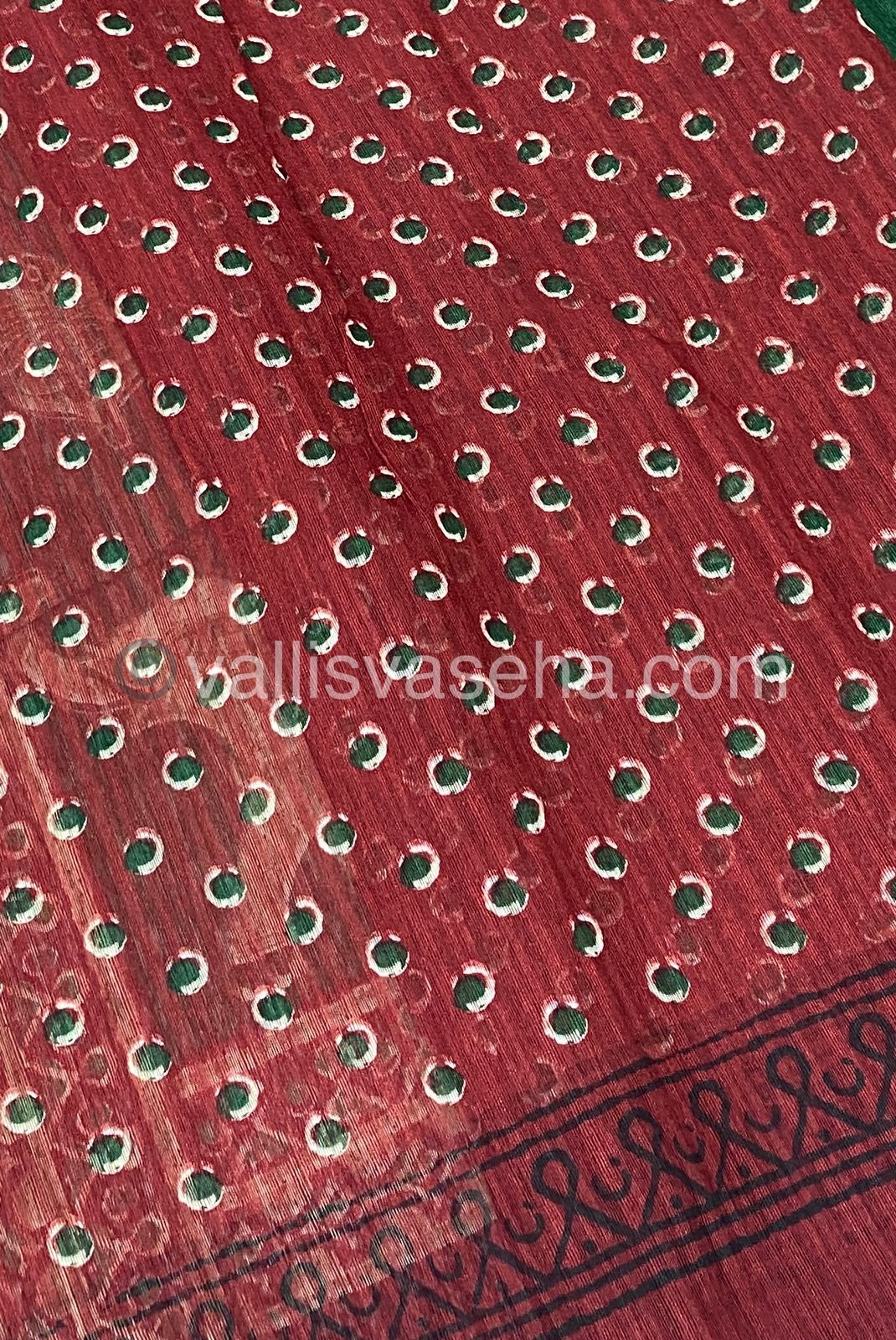 Jute Mixed Cotton Saree | VVJCS001