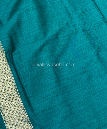 Banarasi - Heritage Silk - Semi Kathan Silk - Ramar Blue Shade - VVBHS007