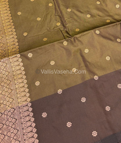 Semi Soft Silk - Dual Tone Shade With Mustard Combo -VVSSS027