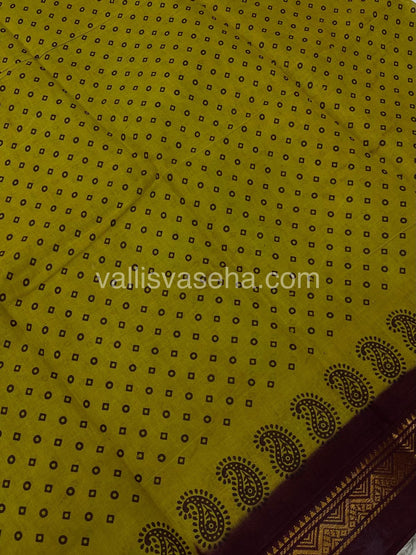 Sungudi Cotton Saree  - Bandini Print  - VVSBP001