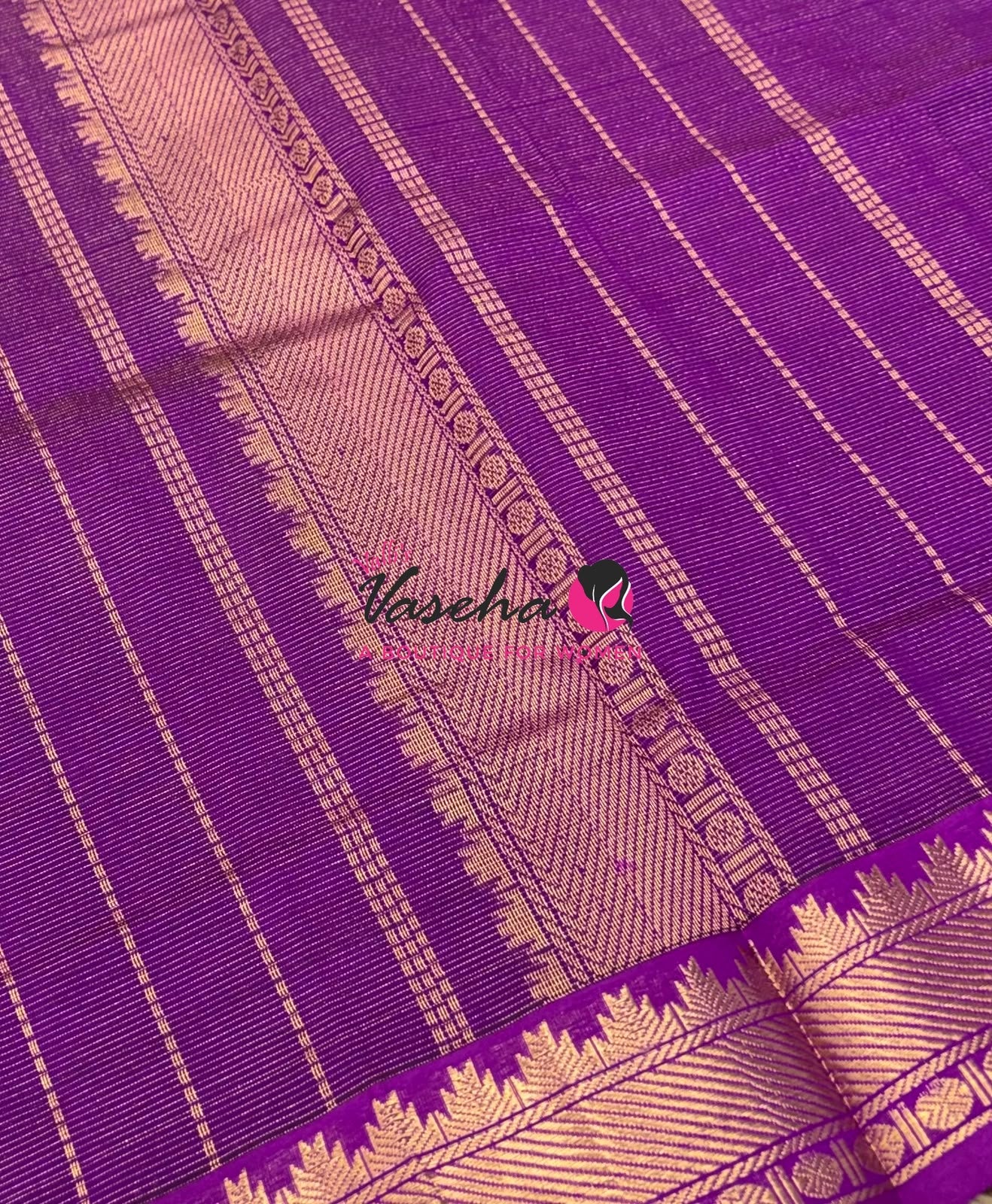 Semi Silk Cotton Saree | Vairavoosi  Design |VVSSC017