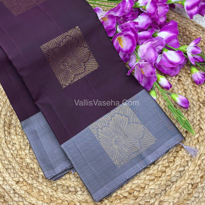 Half Mix - Pure Soft Silk Saree - VVPSS044