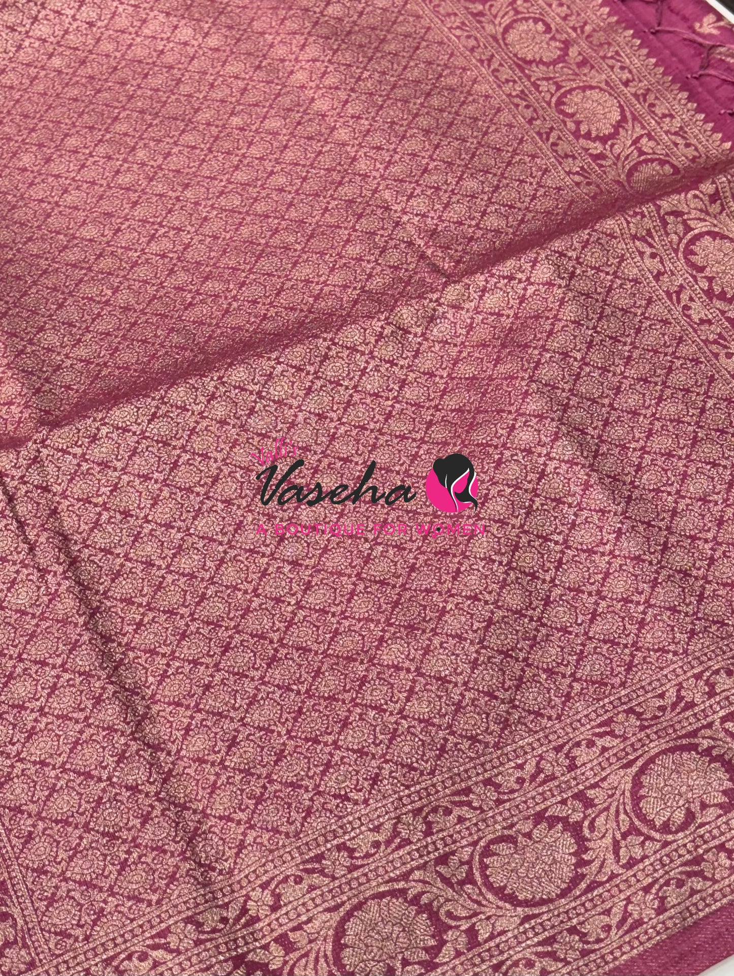 Banarasi - Heritage Silk - Semi Kathan Silk - Baby Pink  Shade- VVBHS001