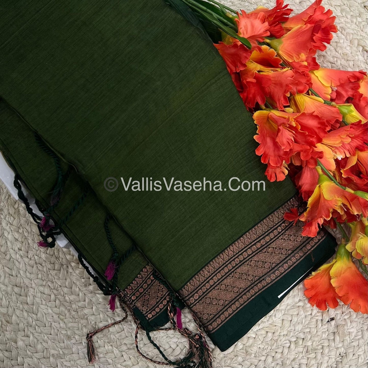 Dhaka Cotton Saree - VVDCS002