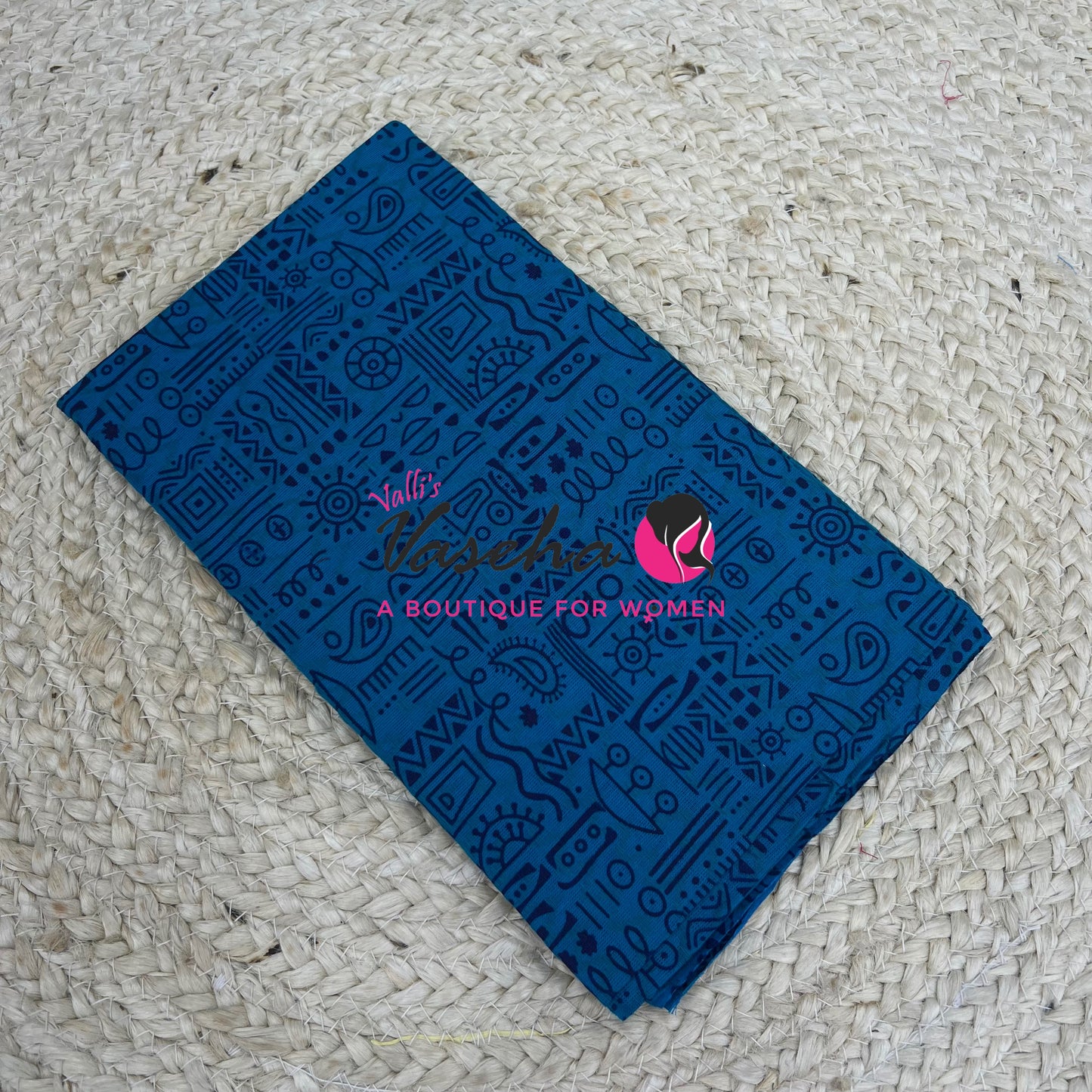 Blouse Bit - Pure Cotton - Self Bobby  Print - 1 mtr - VVBB001