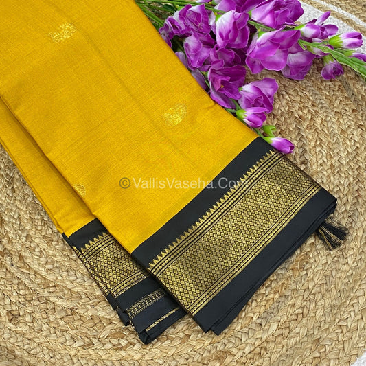 Semi Silk - Yellow with Black Combo - VVSS001