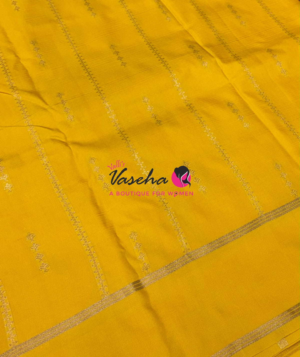 Semi Soft Silk  - Yellow Shade - VVSSS040