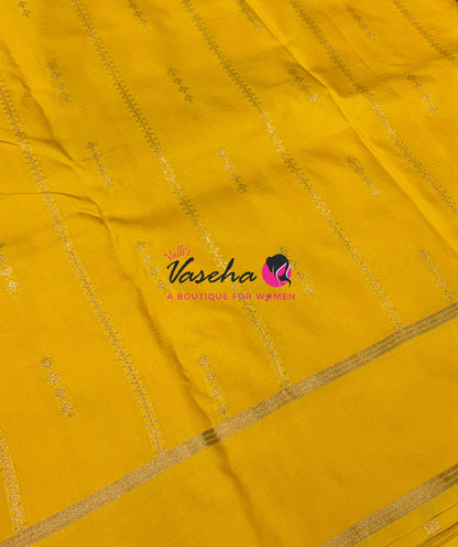 Semi Soft Silk  - Yellow Shade - VVSSS040